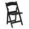 Emma and Oliver Set of 4 800 lb Weight Capacity Indoor/Outdoor Resin Folding Chairs